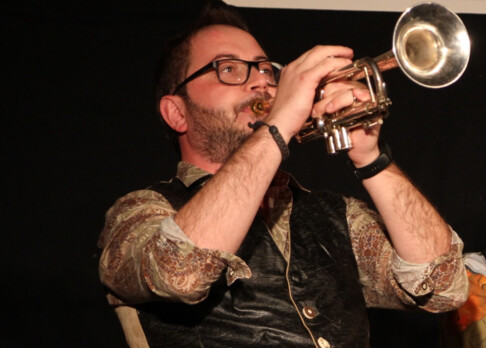 Christian Wieder ist Trompeter im Ensemble Da Blechhauf'n